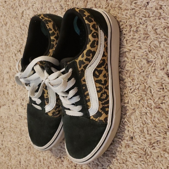 Vans low top black and cheetah print - Picture 2 of 4